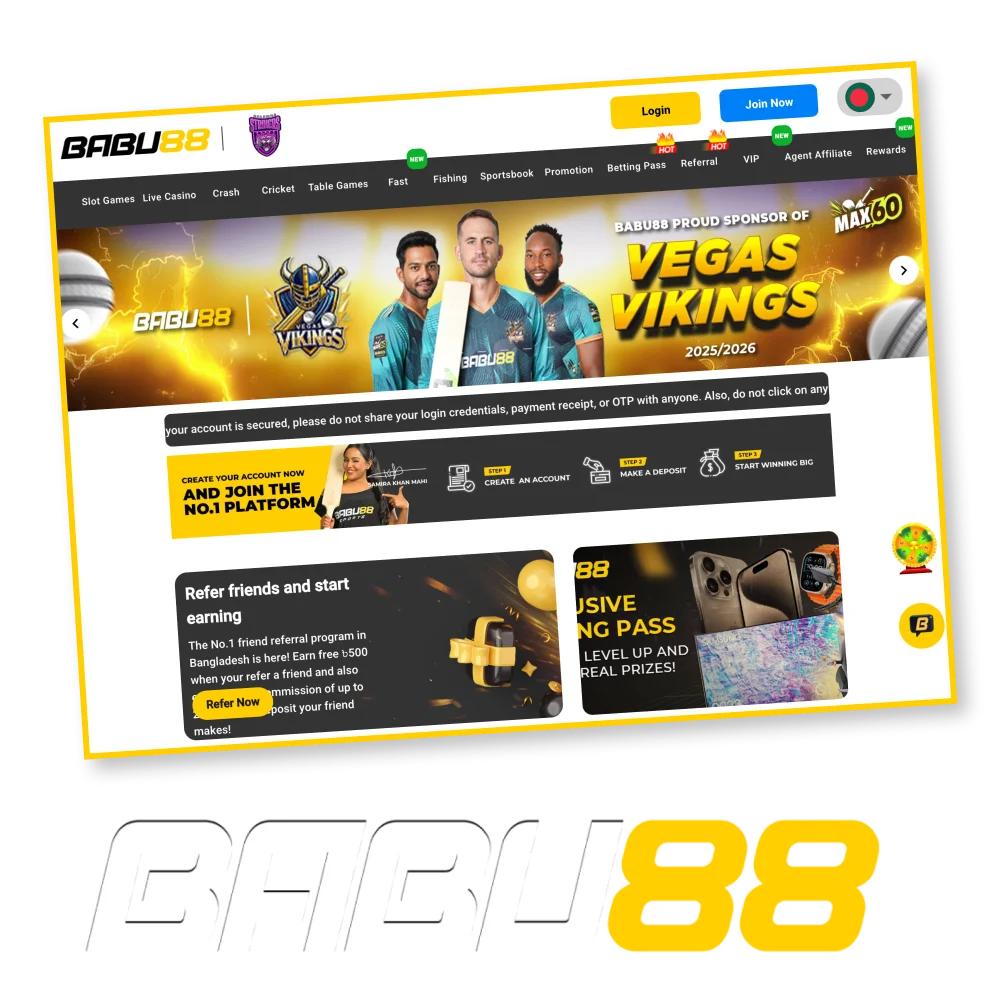 Get more information about the Babu88 team.