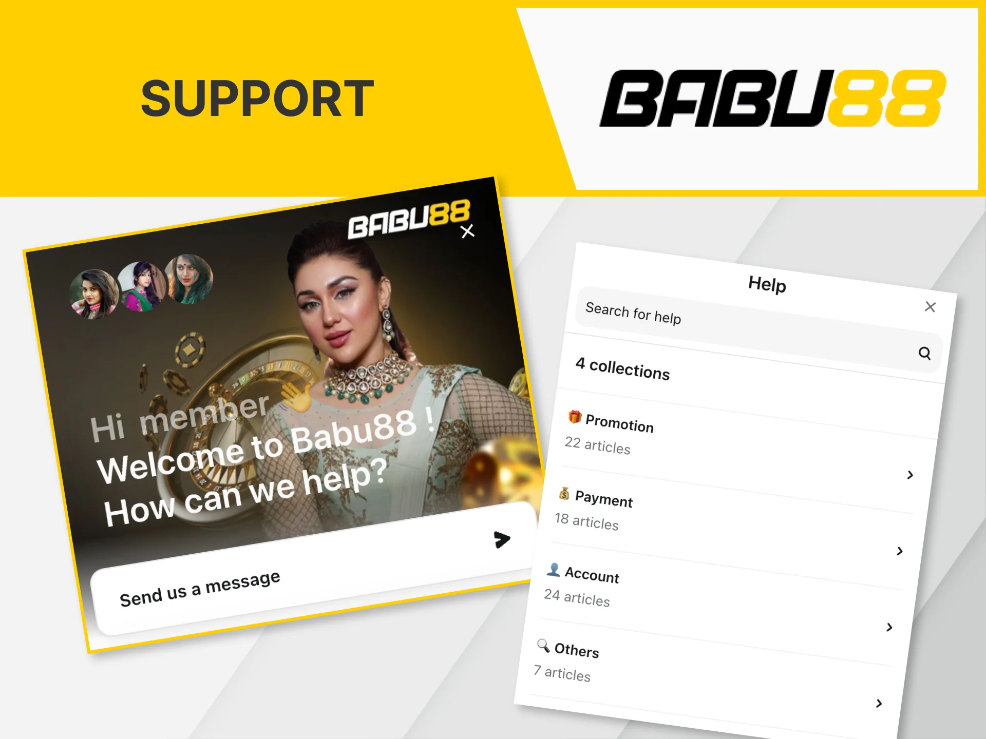 You will be pleased with Babu88's prompt support.