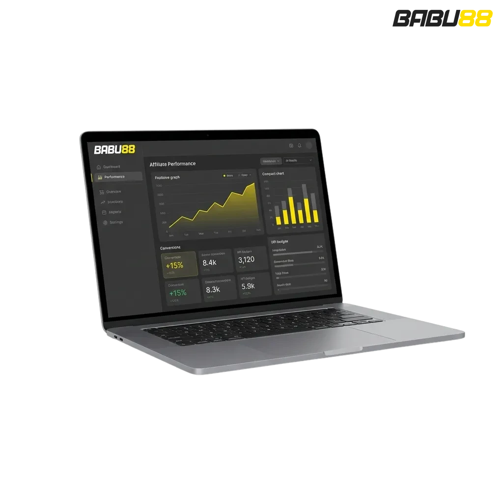 Babu88 Affiliate Program banner showing commission opportunities for Bangladesh partners with local payment options