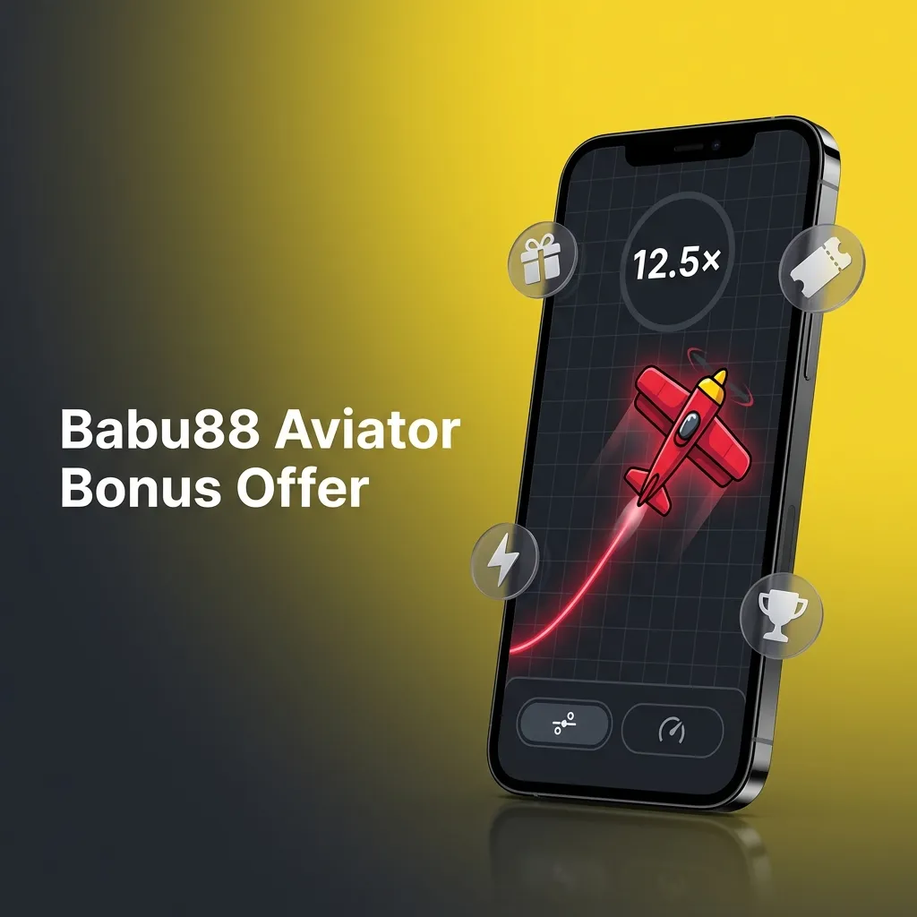 Babu88 Aviator welcome bonus offer showing 100% match up to 12,000 BDT for new players on crash games