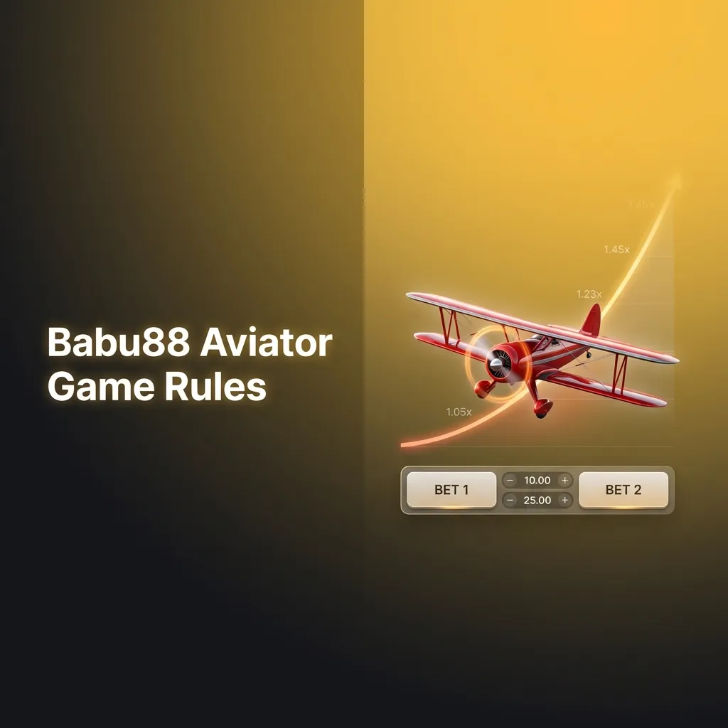 Aviator game interface showing multiplier mechanics and betting options for Babu88 casino gameplay