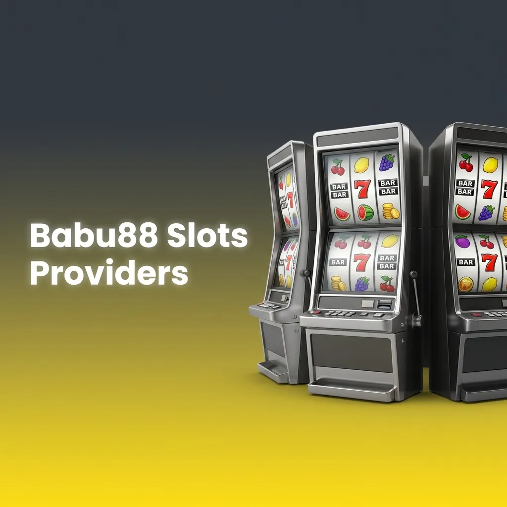 Babu88 slots provider logos including Pragmatic Play, NetEnt, Microgaming, and other major gaming studios