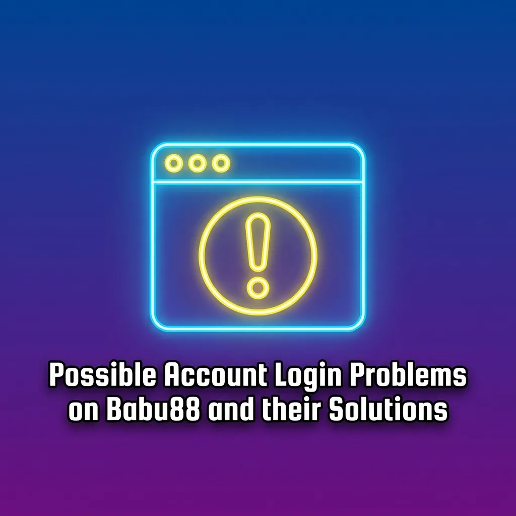 Troubleshooting table showing common Babu88 login problems like incorrect passwords, locked accounts, and their step-by-step solutions.
